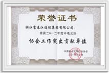 2012年度中电元协协会突出贡献单位