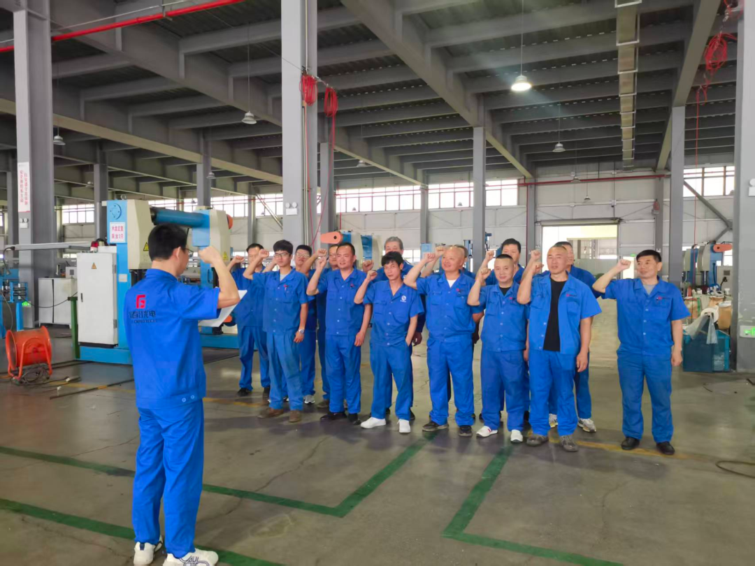 全员安全宣誓现场